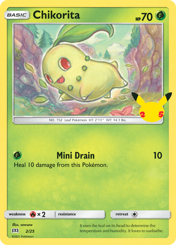 Chikorita, McDonald's Collection 2021 2