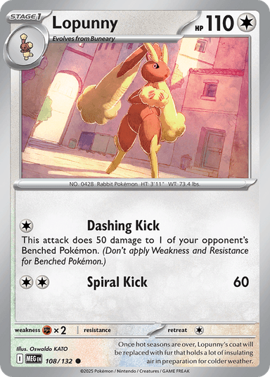 Lopunny, Mega Evolution 108