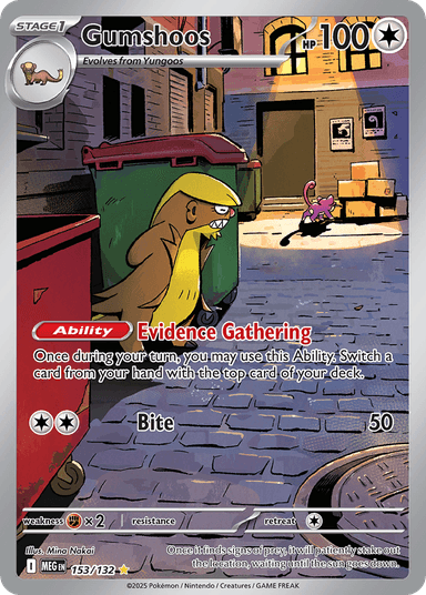 Gumshoos, Mega Evolution 153