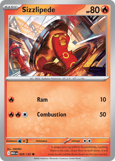 Sizzlipede, Mega Evolution 29
