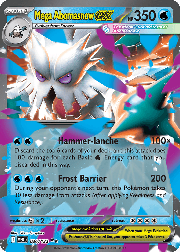 Mega Abomasnow ex, Mega Evolution 36