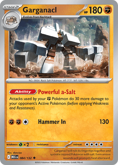 Garganacl, Mega Evolution 84