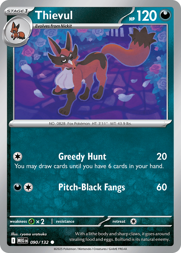 Thievul, Mega Evolution 90
