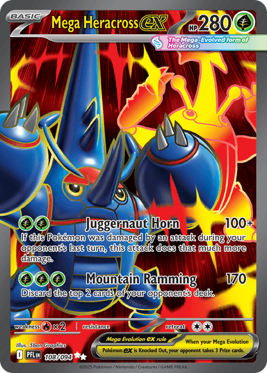 Mega Heracross ex, Phantasmal Flames 108