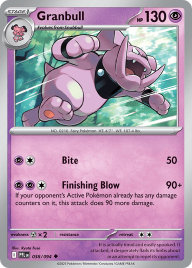 Granbull, Phantasmal Flames 38