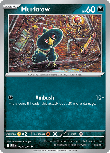 Murkrow, Phantasmal Flames 57