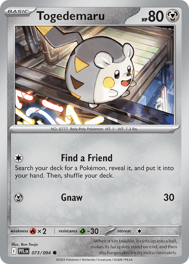 Togedemaru, Phantasmal Flames 73