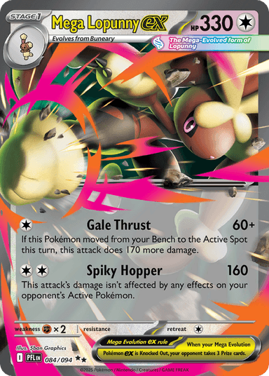 Mega Lopunny ex, Phantasmal Flames 84