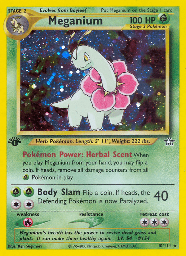 Meganium, Neo Genesis 10
