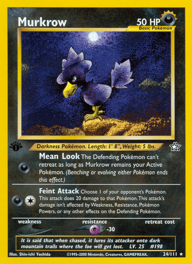 Murkrow, Neo Genesis 24