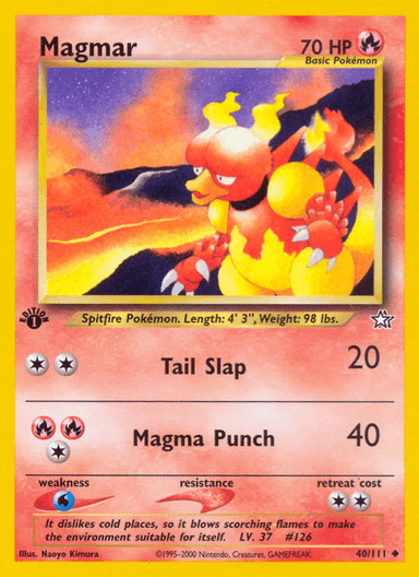 Magmar, Neo Genesis 40