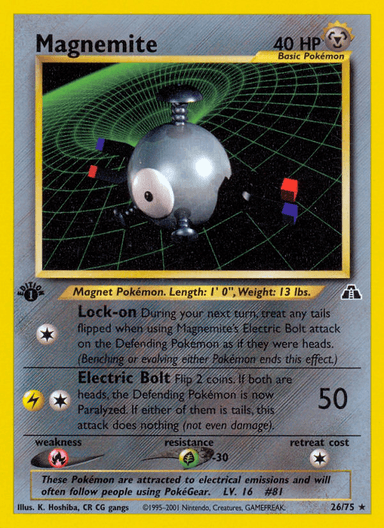 Magnemite, Neo Discovery 26