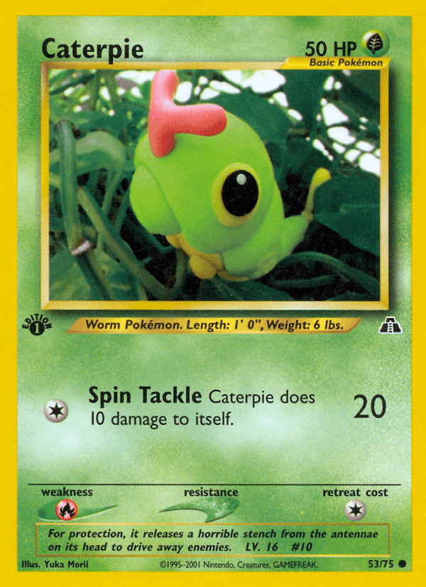 Caterpie, Neo Discovery 53