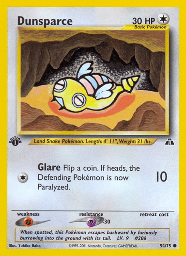 Dunsparce, Neo Discovery 54