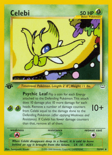 Celebi, Neo Revelation 16