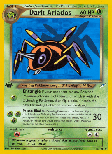 Dark Ariados, Neo Destiny 17