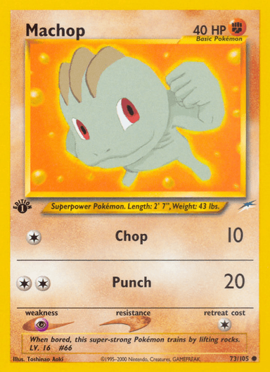 Machop, Neo Destiny 73