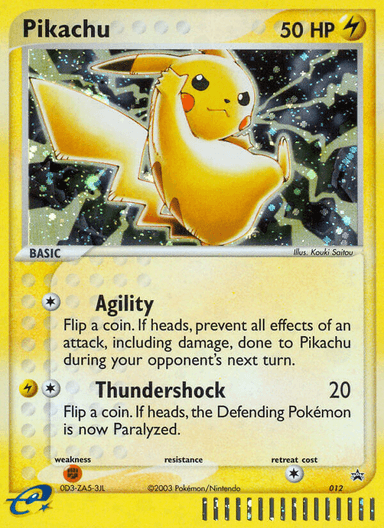 Pikachu, Nintendo Black Star Promos 12