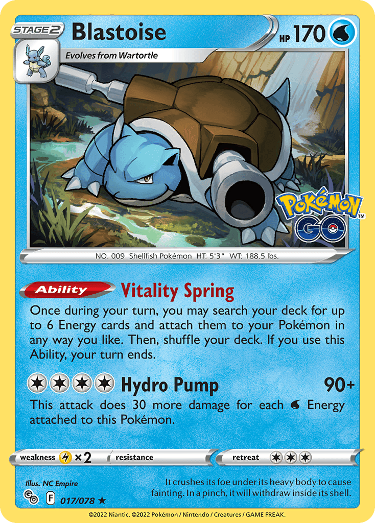 Blastoise, Pokémon GO 17