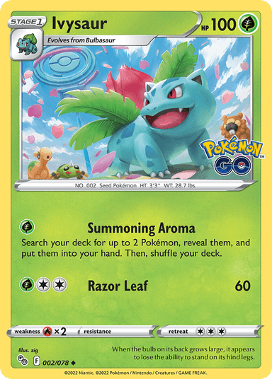 Ivysaur, Pokémon GO 2