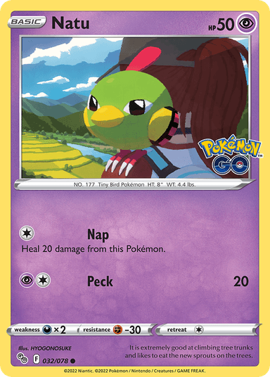 Natu, Pokémon GO 32
