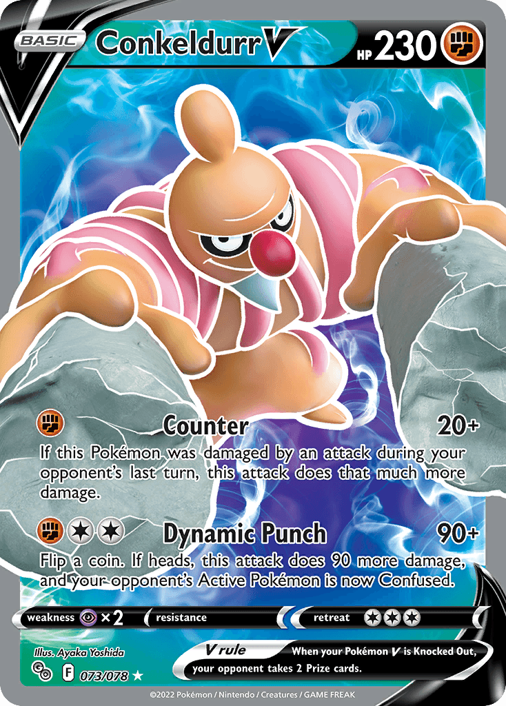 Conkeldurr V, Pokémon GO 73