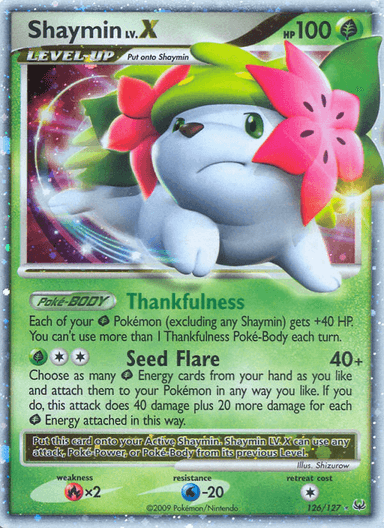 Shaymin LV.X, Platinum 126