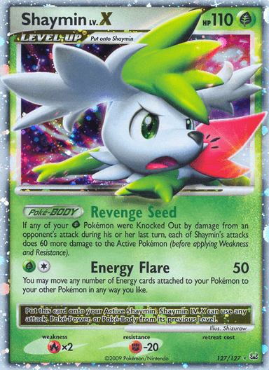 Shaymin LV.X, Platinum 127