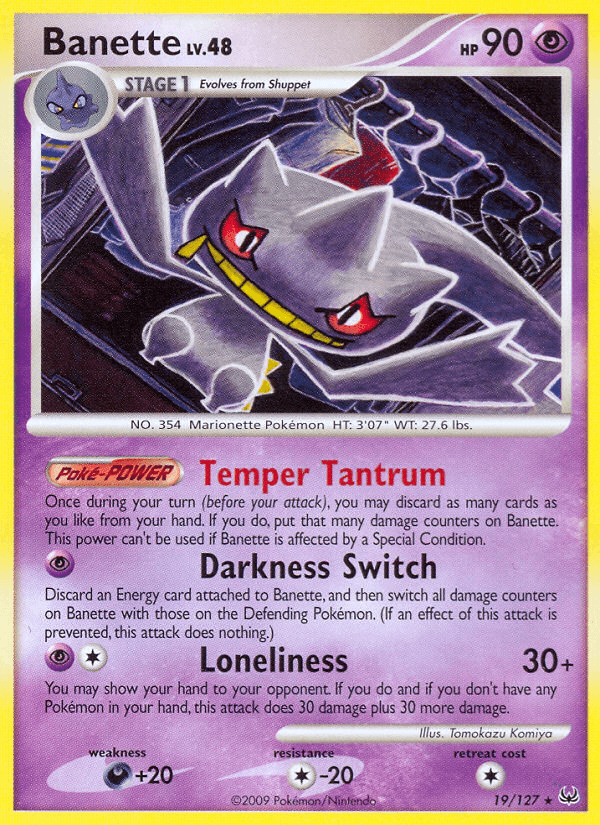 Banette, Platinum 19