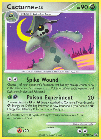 Cacturne, Platinum 42