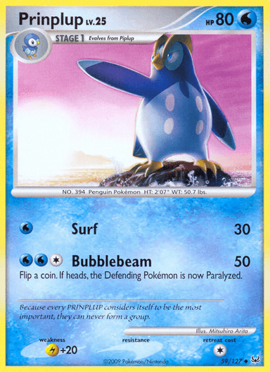 Prinplup, Platinum 59