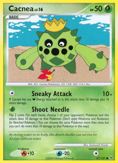 Cacnea, Platinum 67