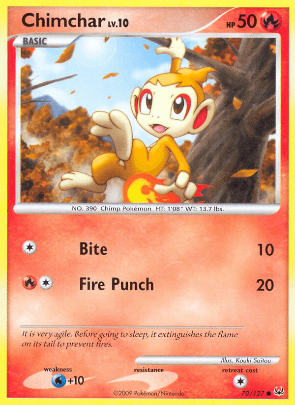 Chimchar, Platinum 70