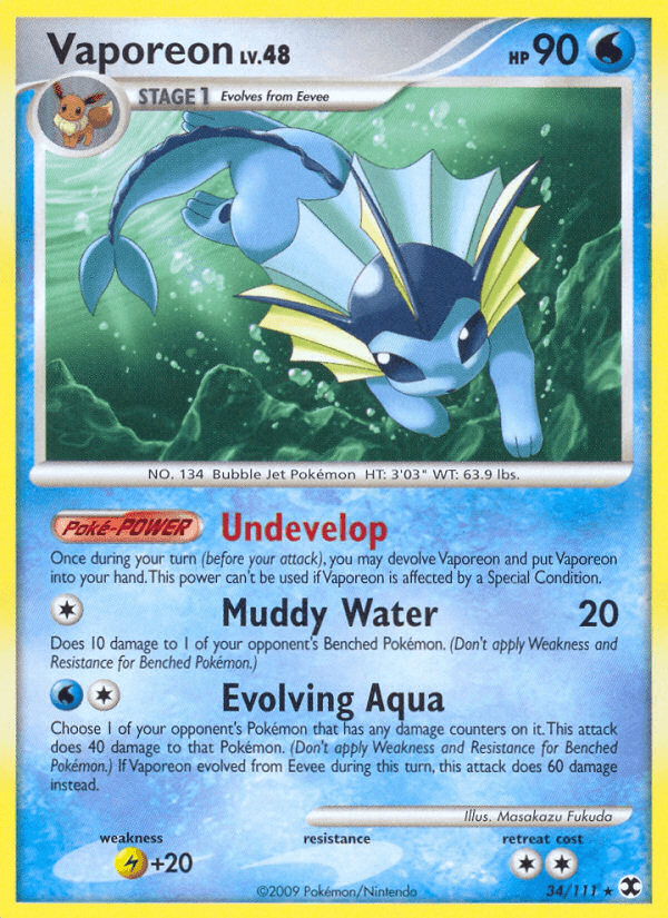 Vaporeon, Rising Rivals 34