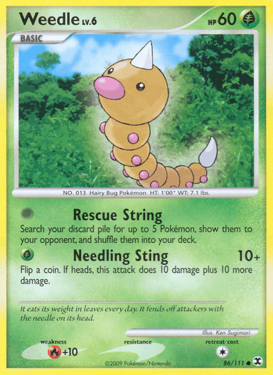 Weedle, Rising Rivals 86