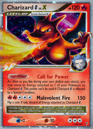Charizard G LV.X, Supreme Victors 143
