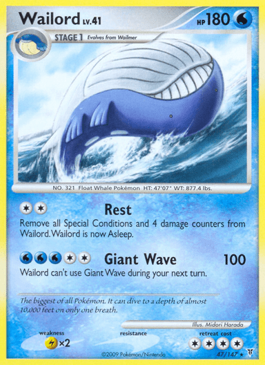 Wailord, Supreme Victors 47