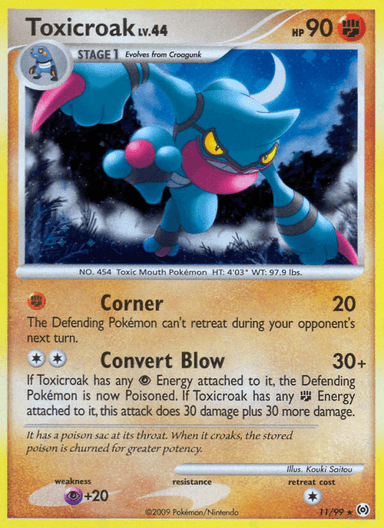 Toxicroak, Arceus 11