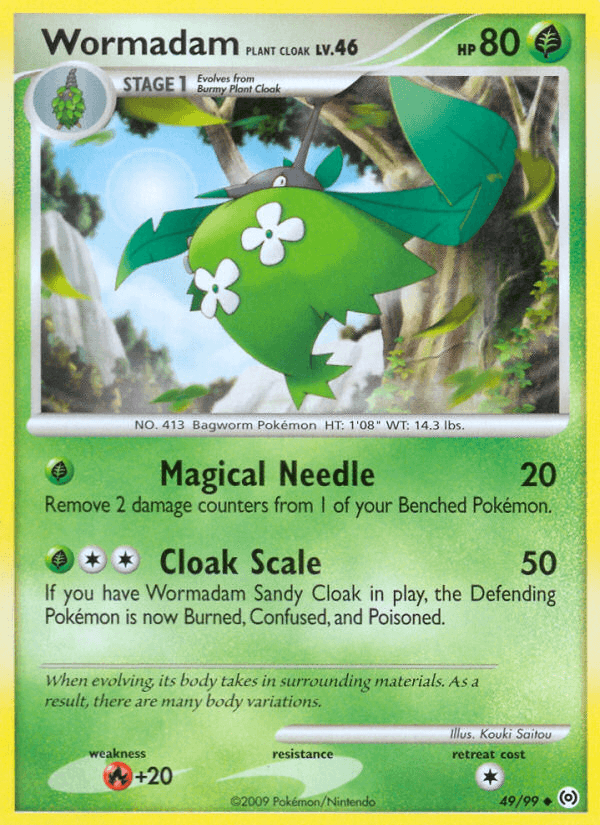 Wormadam Plant Cloak, Arceus 49