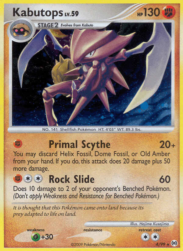 Kabutops, Arceus 4