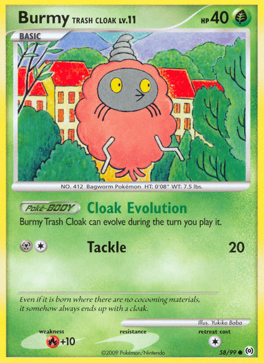 Burmy Trash Cloak, Arceus 58