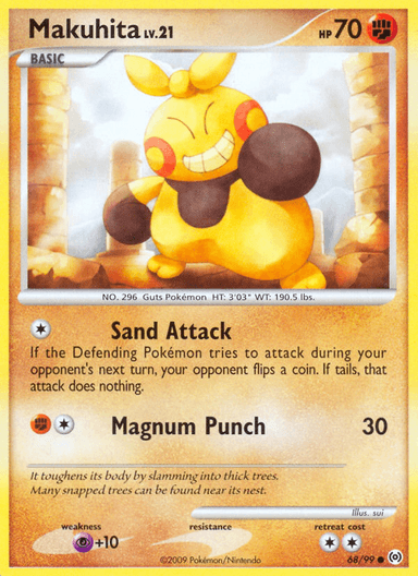 Makuhita, Arceus 68