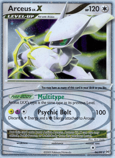 Arceus LV.X, Arceus 96