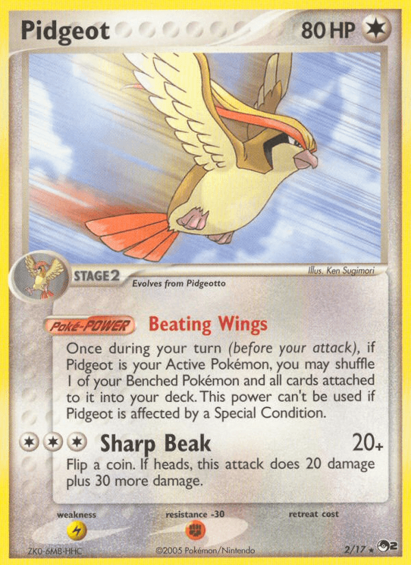 Pidgeot, POP Series 2 2