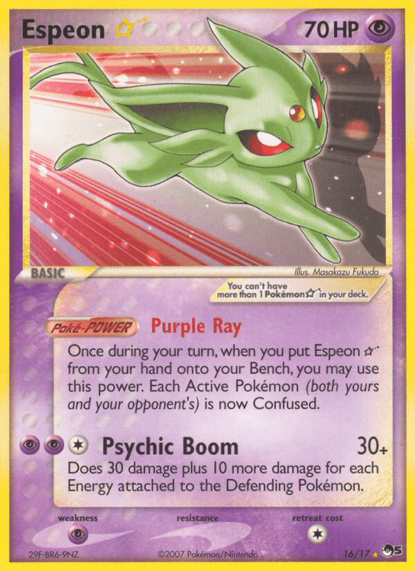 Espeon ★, POP Series 5 16