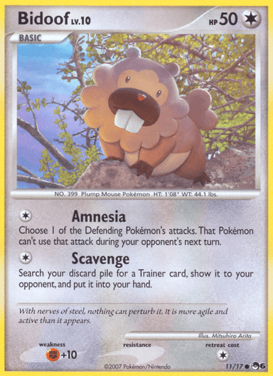 Bidoof, POP Series 6 11