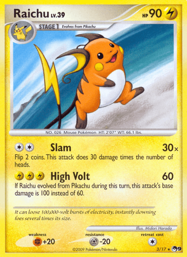 Raichu, POP Series 9 3