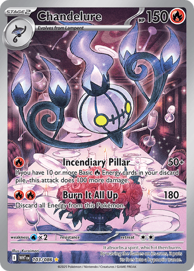 Chandelure, White Flare 103