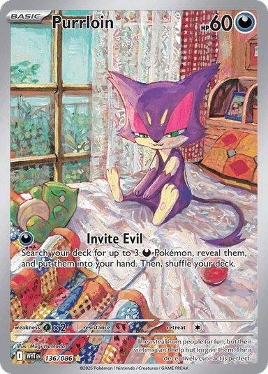 Purrloin, White Flare 136