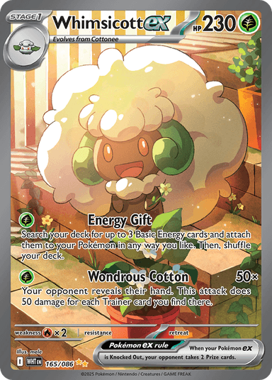 Whimsicott ex, White Flare 165